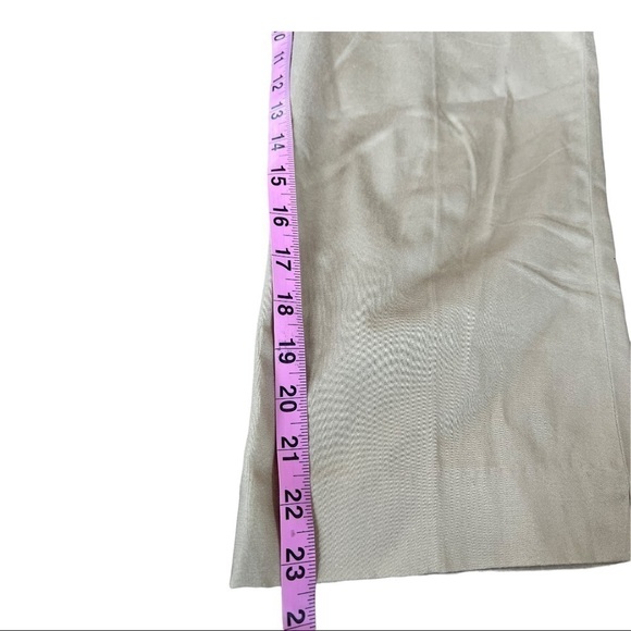 Lauren Ralph Lauren Tan slack capri pants womens 14 - Picture 6 of 8